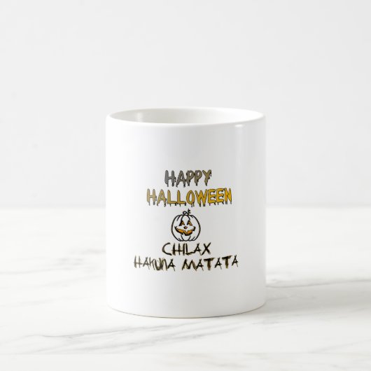 Chill and Relax Happy Halloween Collection Kaffeetasse (Mittel)