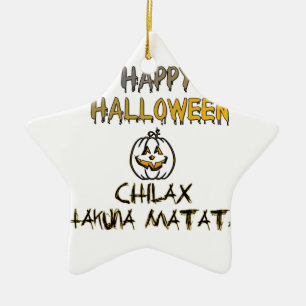 Chill and Relax Happy Halloween Collection Keramik Ornament