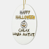 Chill and Relax Happy Halloween Collection Keramikornament (Links)