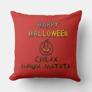 Chill and Relax Happy Halloween Collection Kissen