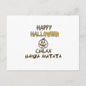 Chill and Relax Happy Halloween Collection Postkarte (Vorderseite)