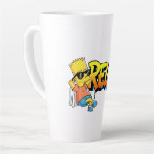 Chill Bart Relax Graffiti Urban Style Graphic Tee Milchtasse (Linke Ecke)