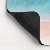 Chill Beach Vibes Ocean Foto Blue Water Mousepad (Ecke)