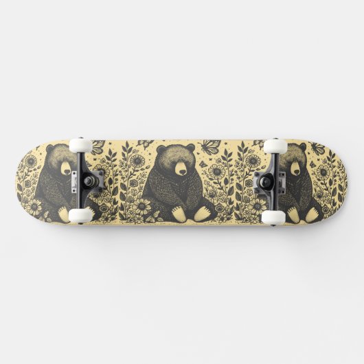 Chill Bear Skateboard (Horizontal)