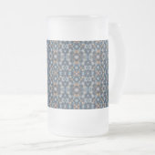 Chill Blue Vibes Mattglas Bierglas (VorderseiteRechts)