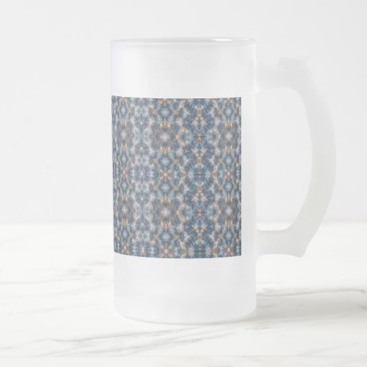 Chill Blue Vibes Mattglas Bierglas (Rechts)