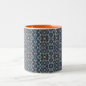 Chill Blue Vibes Zweifarbige Tasse (Mittel)