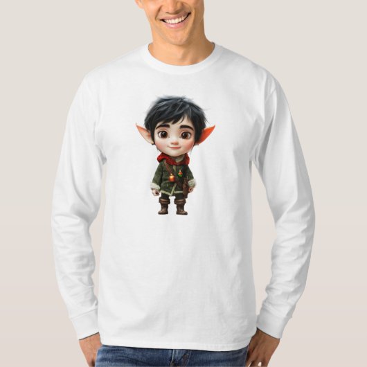 Chill Boy Christmas Elf Men's T-Shirt (Vorderseite)