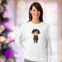 Chill Boy Christmas Elf Women's T-Shirt