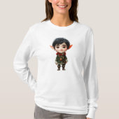 Chill Boy Christmas Elf Women's T-Shirt (Vorderseite)