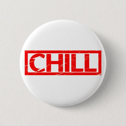 Chill Briefmarke Button (Vorderseite)