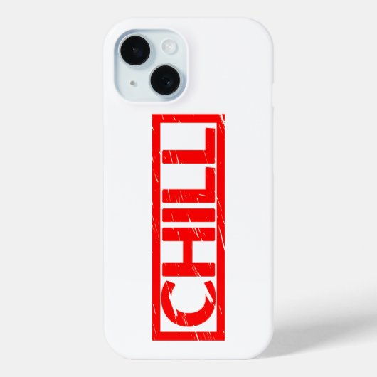 Chill Briefmarke Case-Mate iPhone Hülle (Rückseite)