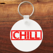 Chill Briefmarke Schlüsselanhänger (Vorderseite)