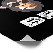 Chill Bro - Funny Monkey With Cool Slogan Gift Poster (Ecke)