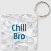 Chill Bro Katze Schlüsselanhänger (Rückseite)