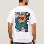 Chill Bro Katze T-Shirt (Rückseite)