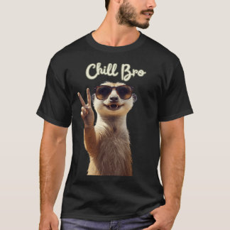 Chill Bro – Lustiger Faultier Hoodie T-Shirt