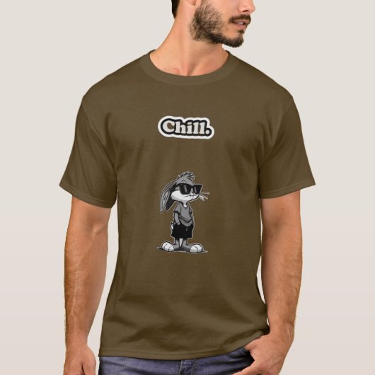 Chill Bunny with Sunglasses T-Shirt (Vorderseite)