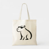 Chill Capybara - Farbpinsel Design Tasche (Rückseite)