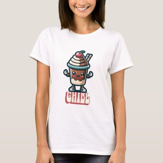 Chill Chocolate Milkshake Pub T-Shirt (Vorderseite)