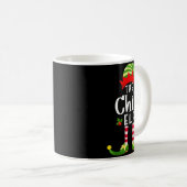 Chill Christmas Elf Matching Pajama X-mas Party  Kaffeetasse (VorderseiteRechts)
