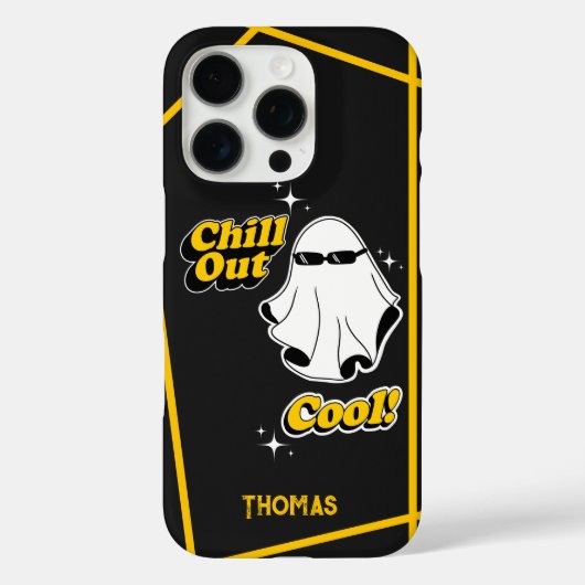 Chill Cool Ghost Sonnenbrille Anpassbar Case-Mate iPhone Hülle (Rückseite)