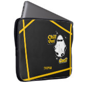 Chill Cool Ghost Sunglasses Electronics Bag Laptopschutzhülle (Vorne Rechts)