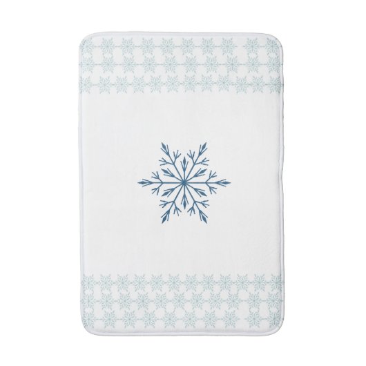 Chill & Cosy Snowflake Bath Mat Badematte (Vorderseite Vertikal)