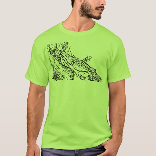 Chill Crocodile T-Shirt (Vorderseite)