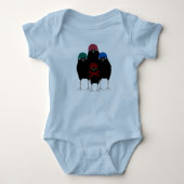 Chill Crows Baby Bodysuit Baby Strampler (Vorderseite)