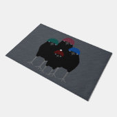 Chill Crows Large Doormat Fußmatte (Schrägansicht)
