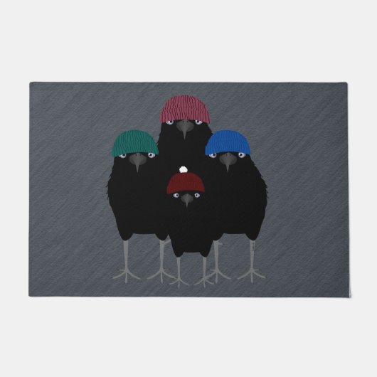 Chill Crows Large Doormat Fußmatte (Vorderseite)