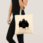 Chill Crows Tote Bag Tragetasche (Vorderseite (Produkt))