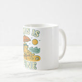 Chill Dog Beach Vibes Kaffeetasse (VorderseiteRechts)