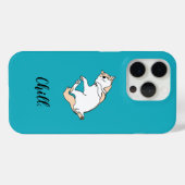 Chill Dog iPhone Case (Rückseite (Horizontal))