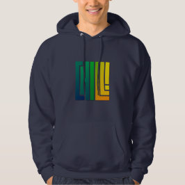 Chill - Electro Green on Blue Edition Hoodie