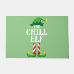 Chill Elf Matching Family Group Weihnachts-Party Fußmatte