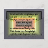 Chill Ethos Postkarte (Vorderseite)