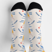 Chill Float Mode: Not Just Cream Dog Ice Cream Socken (Oben)