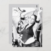 Chill Floor Girl Dancer Postcard Postkarte (Vorne/Hinten)