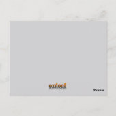 Chill Floor Girl Dancer Postcard Postkarte (Rückseite)