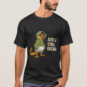 Chill Gecko Sonnenbrille Grafik Eidechse Illustrat T-Shirt