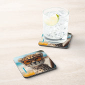 Chill-Gepard Getränkeuntersetzer (Rechte Seite)