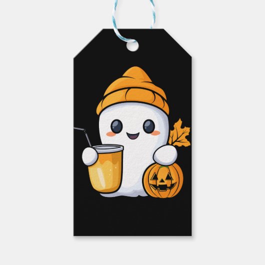 Chill Ghost Warme Kaffee Gemüter Fall Geschenkanhänger (Vorderseite)
