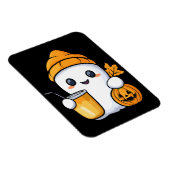 Chill Ghost Warme Kaffee Gemüter Fall Magnet (Rechte Seite)
