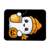 Chill Ghost Warme Kaffee Gemüter Fall Magnet (Horizontal)