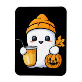 Chill Ghost Warme Kaffee Gemüter Fall Magnet (Vertikal)