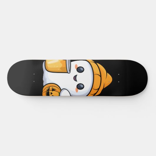 Chill Ghost Warme Kaffee Gemüter Fall Skateboard (Horizontal)