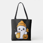 Chill Ghost Warme Kaffee Gemüter Fall Tasche (Rückseite)