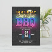 Chill & Grill GRILLEN Geburtstagsparty Einladung (Stehend Vorderseite)